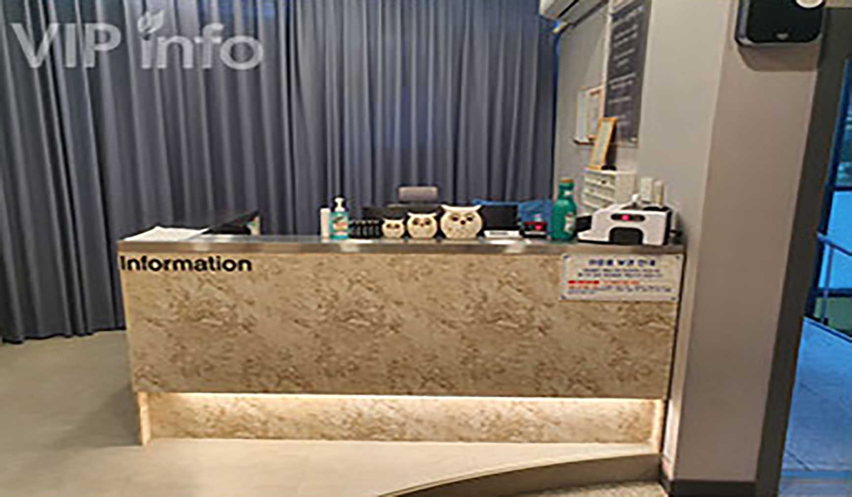 대전 둔산동 풍류스파 세련된 카운터 실제 샵사진